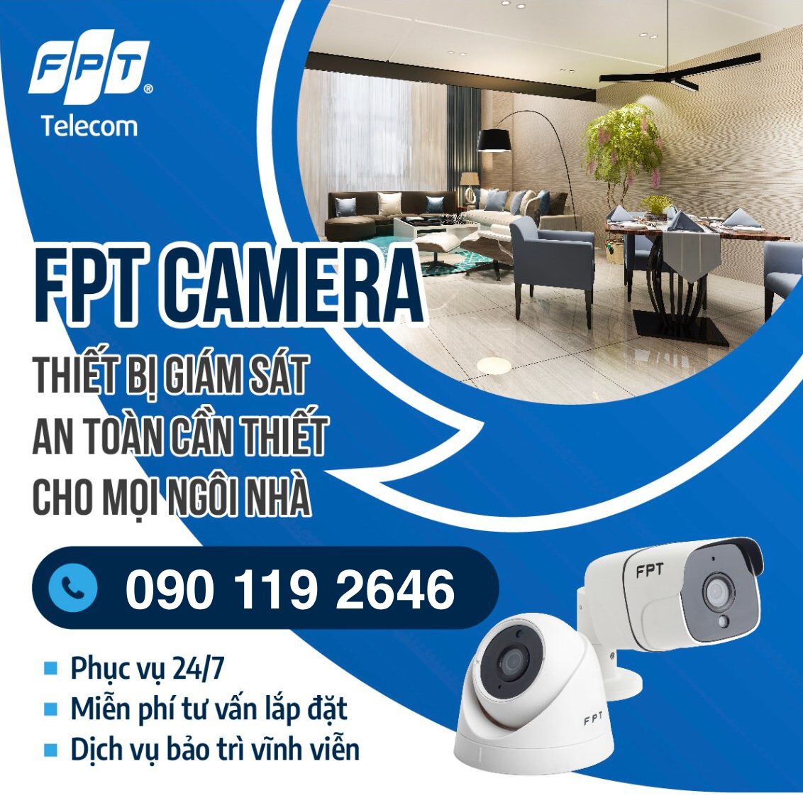 Camera FPT giám sát, an toàn tuyệt đối